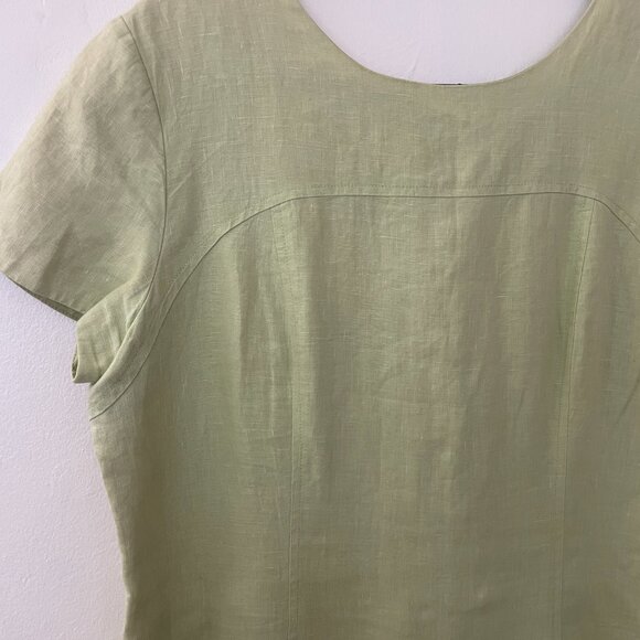 Vintage Short-Sleeved Shift Dress - Picture 2 of 5